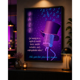 Póster Noite de Jazz