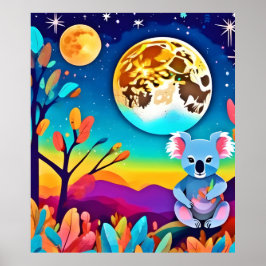 Poster Noite de Lua de Koala