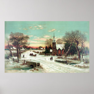 Póster Noite de Natal 1898