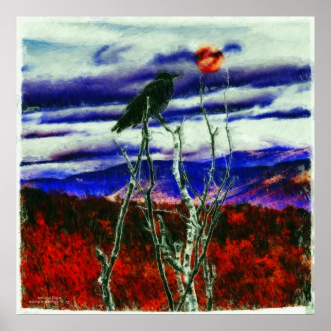 Poster Noite de outono (Frente)