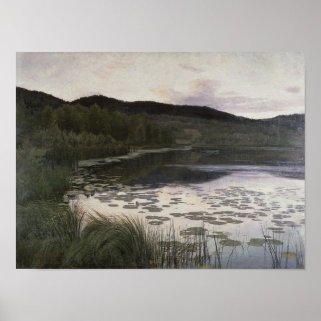 Póster Noite de Verão, 1886 (Frente)