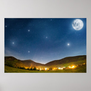 Poster Noite de Verão de Moon
