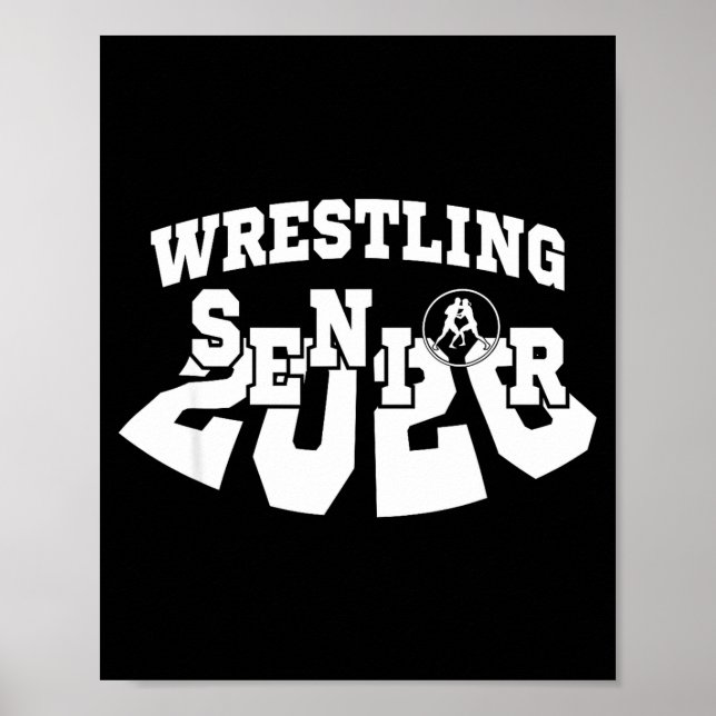 Poster Noite de wrestling sênior da formatura de 2026 (Frente)