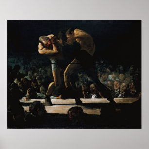 Póster Noite do clube por George Bellows