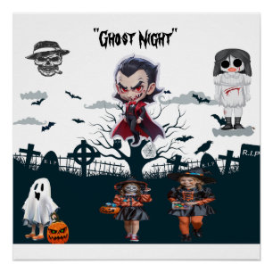 Póster Noite do Fantasma