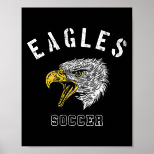 Poster Noite do Jogo da Mascote do Time Espírito da Escol