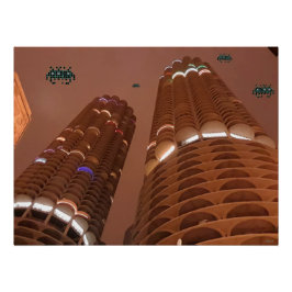 Póster Noite dos Invasores da Marina City