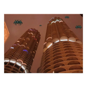 Póster Noite dos Invasores da Marina City