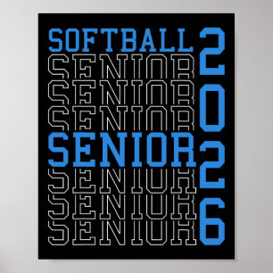 Poster Noite dos Veteranos de Softbol Softbol Veterano Gr