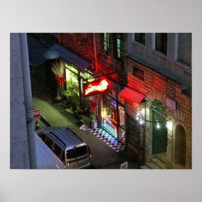 Póster Noite em Istambul (Frente)