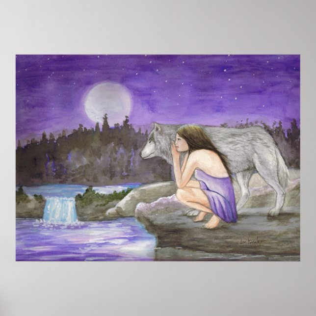 Póster noite estrelada de Lori Karels (Frente)