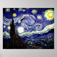 Noite Estrelada de Van Gogh, 1889