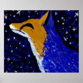 POSTER NOITE ESTRELADA RAPOSA II | VIGIA ENLUARADA