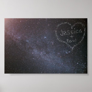 Póster Noite estrelado