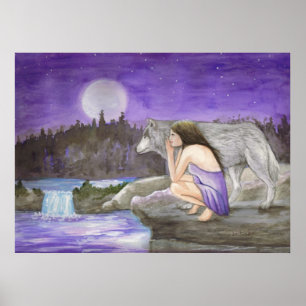 Póster noite estrelado por Lori Karels