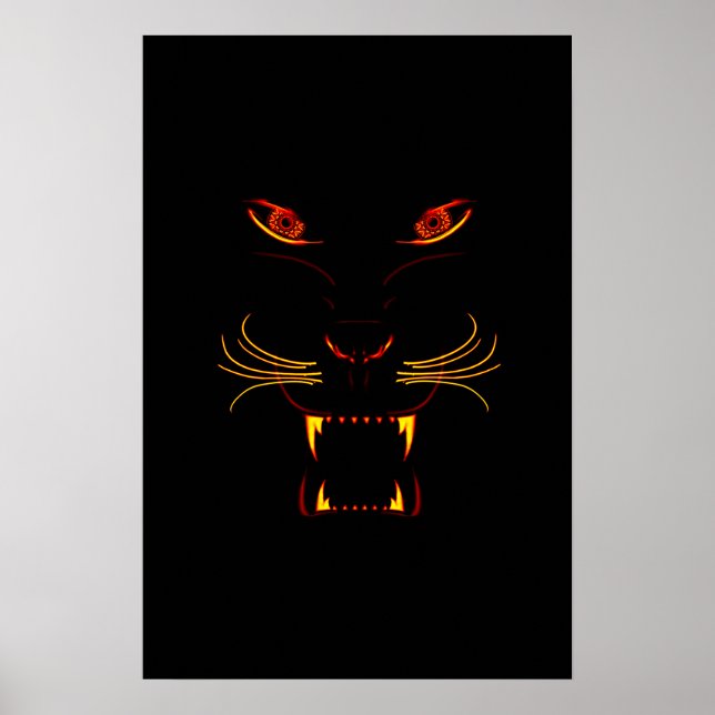 Poster Noite-Mentes - Calor do Pantera (Frente)
