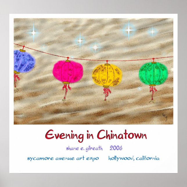 PÓSTER NOITE NA CHINATOWN (Frente)