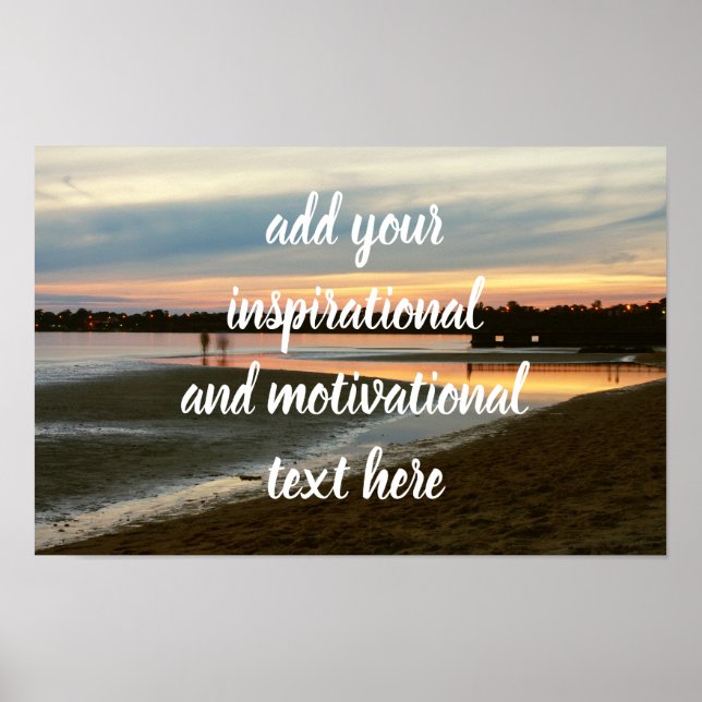 Poster Noite na praia (Frente)