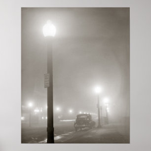 Poster Noite Nebulosa, 1941. Foto Antiga