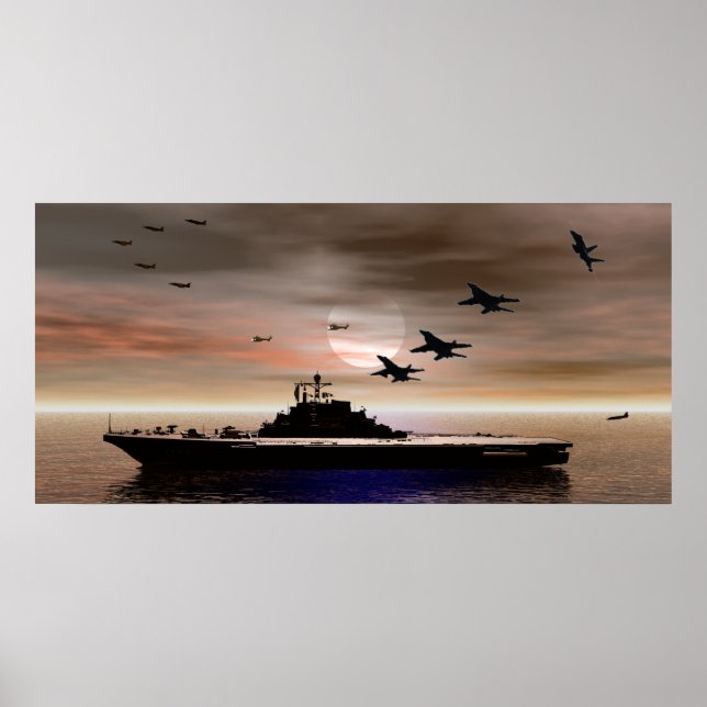 Póster Noite no Pacífico (Frente)