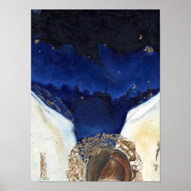 Poster Noite, o anjo pegou suas asas em 2014 (Frente)