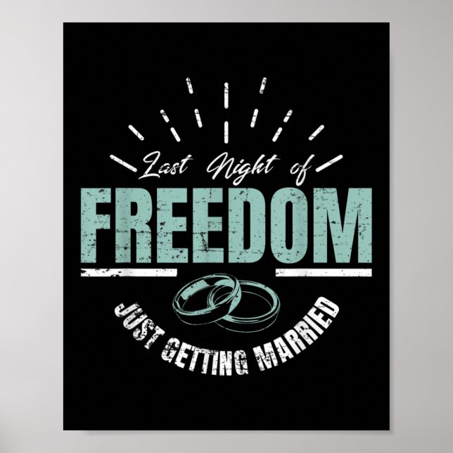 Poster Noite Passada De Noite De Casado De Liberdade Noiv (Frente)