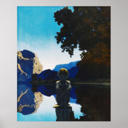 Póster Noite, por Maxfield Parrish