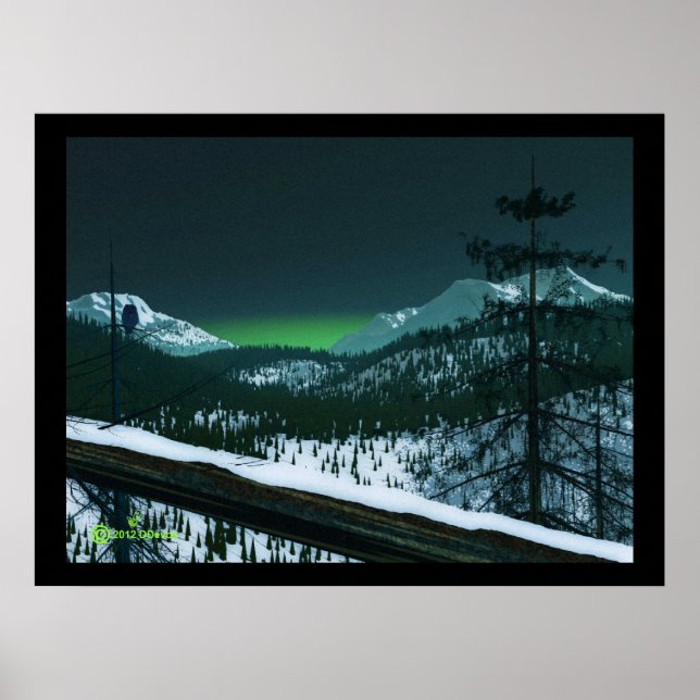 Póster Noite Silenciosa (Frente)