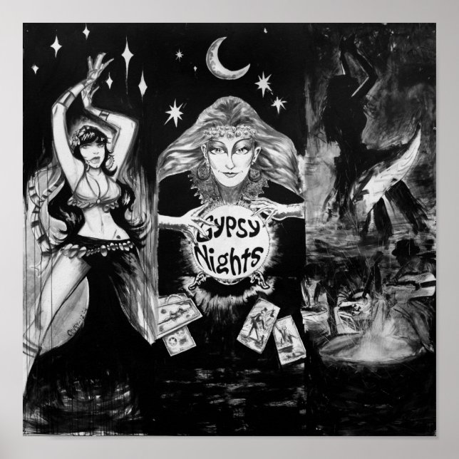 Póster Noites ciganas (Frente)