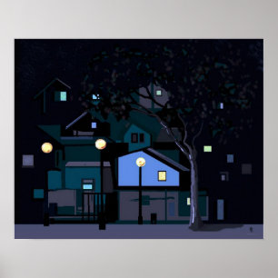 Poster noites da cidade