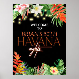 Poster Noites de Havana, Festa Noites de Havana, Tropical
