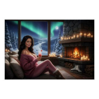 Póster Noites de Inverno Aconchegantes