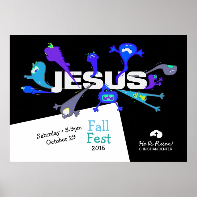 Póster Noites de Jesus assustadas (Frente)