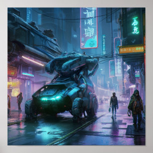 Poster Noites de Neon Tokyo (Cyber Edition)