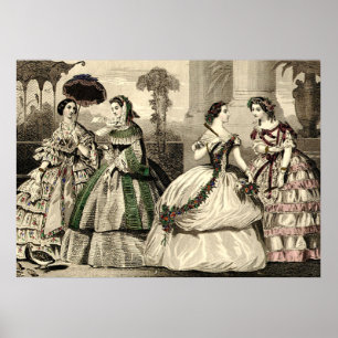 Póster Noiva Antiga Vintage Casamento