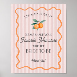 Poster Noiva das Memórias Favoritas do Esmagamento Princi