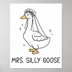 Poster Noiva De Bobo De Casamento Goose Gettin' Loos