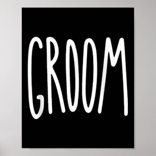 Poster Noiva de Casamento do Groom Mens