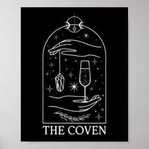 Poster Noiva de Coven Gothic Witchy Tarot Correspondente