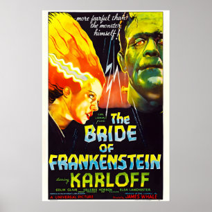 Poster Noiva de Frankenstein Cartaz do Filme 1935 IMPRESS