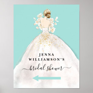 Poster Noiva de Gown Welcome Sugn