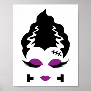 Poster Noiva Do Monstro De Frankenstein Fantasia De Hallo