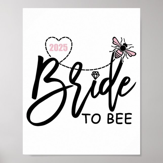 Poster Noiva do motor de Festa de solteira da Bee 2025 (Frente)