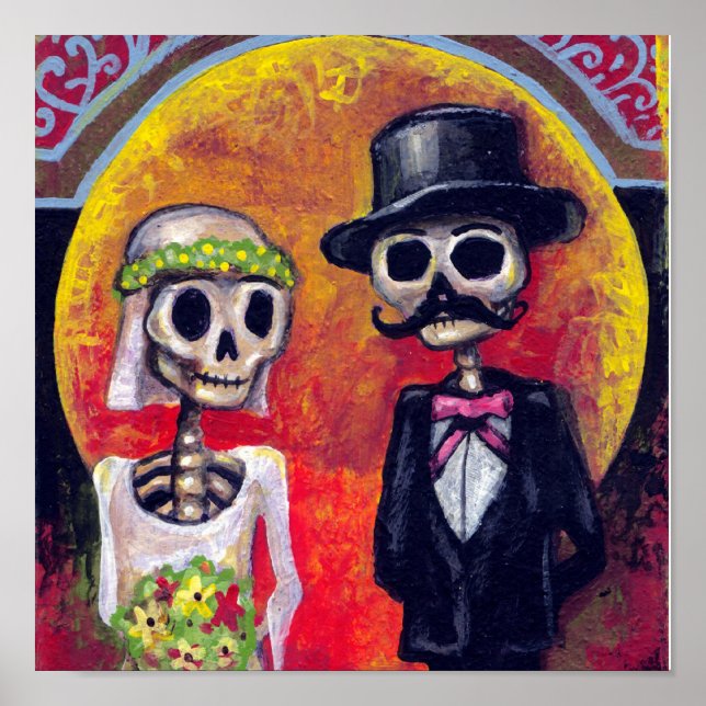 Poster Noiva e Mostachioed (Frente)