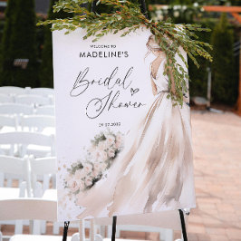 Poster Noiva Elegante Clássica para ser Chá de panela