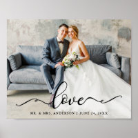 Noiva Elegante de Amor e Foto de Chão