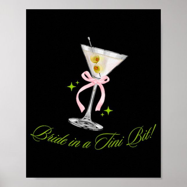Poster Noiva Em Uma Boca De Tini Bela Bachelorette Martin (Frente)