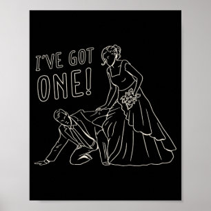 Poster Noiva Engraçada E Design De Groom