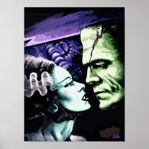 Poster Noiva Frankie Monsters no Amor