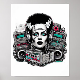 Poster Noiva Hip Hop De Frankenstein
